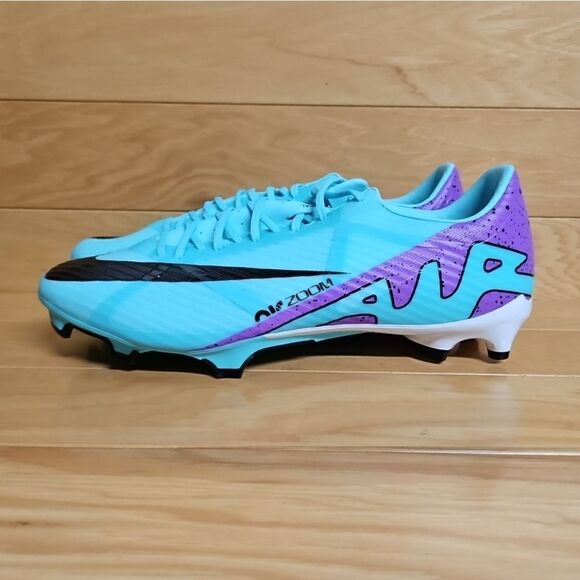 Nike Zoom Vapor 15 Academy Mens Size 10 DJ5631-300 FG/MG Turquoise Soccer Cleats - Picture 10 of 15